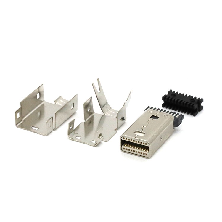 20Pin Mini DP Connector DisplayPort Male Connector For Wire Soldering
