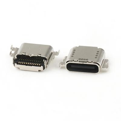 24 Pin Type C Female Connector L=8.21MM Dual SMT Type C USB PCB Connector
