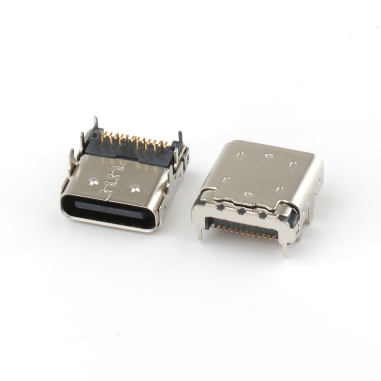 24P USB 3.1 C Female Connector DIP+SMT USB Type C Socket Connector