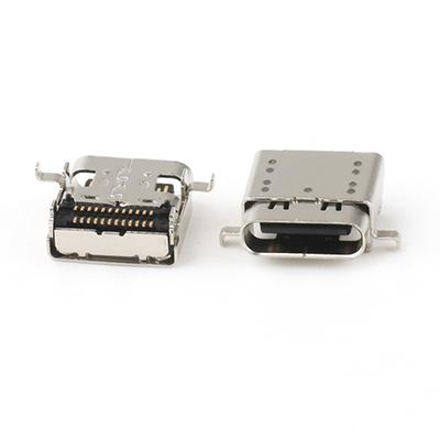 24Pin Dual SMT Top Mount USB 4.0 Type C Female Socket Connector