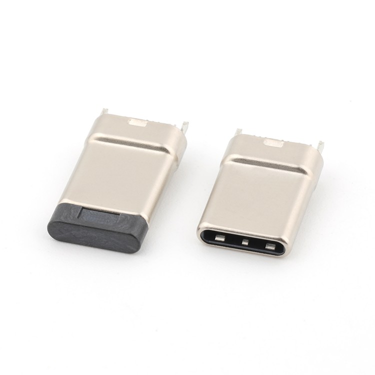 24Pin Straddle Mount Dual Row USB Type C Female Connector 
