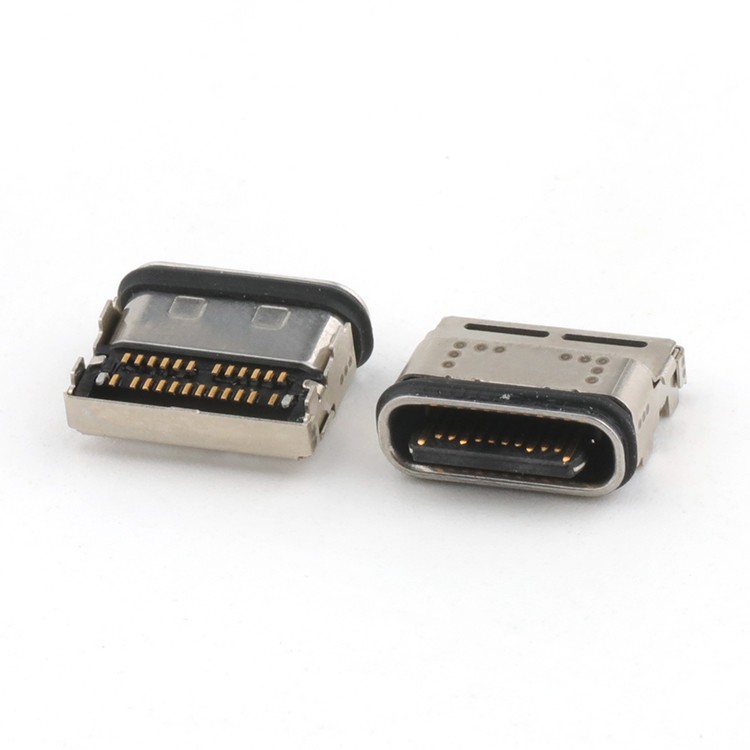 24Pin USB C Connector SMT Type Waterproof USB C Type Female Connector