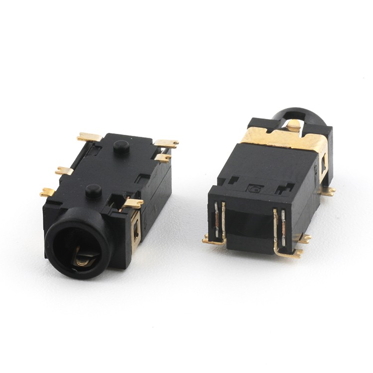 3.5MM 6Pin 4Pole  SMT Stereo Audio Phone Jack Connector