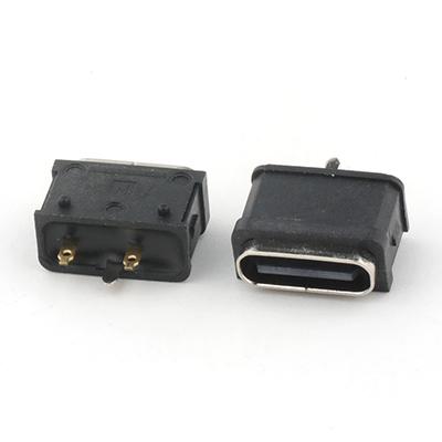 3Pin USB C Female Connector Vertical Dip Type IP68 Waterproof USB C Female Connector