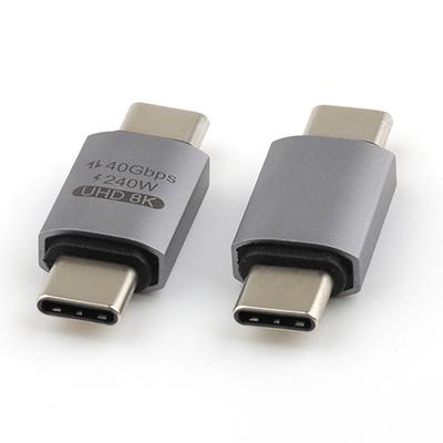 40Gbps 180 Degree USB 3.1 C Male TO USB 3.1 C Male OTG Adapter