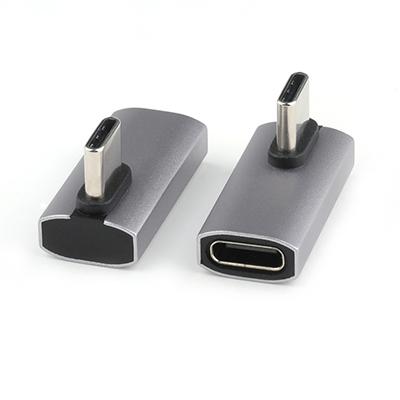 40Gbps 90 Degree USB 3.1 C Male TO USB 3.1 C Female OTG Adapter