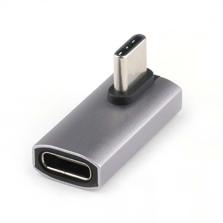 40Gbps 90 Degree USB 3.1 C Male TO USB 3.1 C Female OTG Adapter