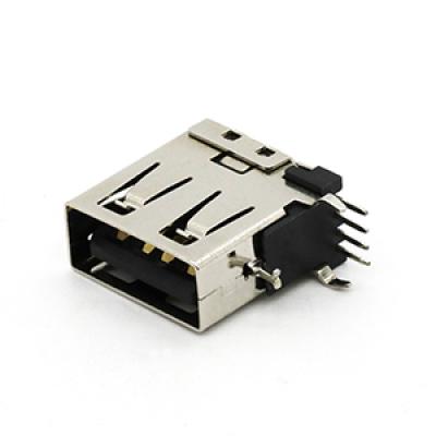 4Pin USB 2.0 Type A Upright Female Connector