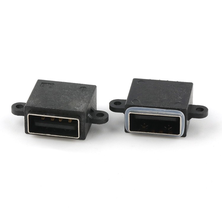 4Pin USB A Connector Subside IP66 Waterproof USB 2.0 A Female Connector