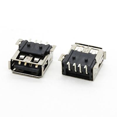 4Pin USB A Female Connector with Flange