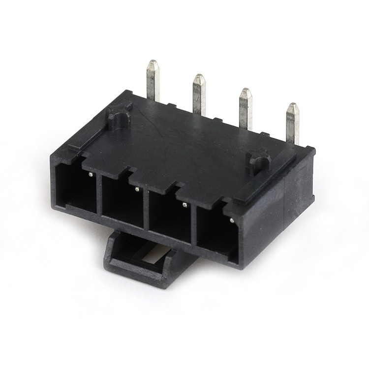 5.7mm Pitch 2-8P Right Angle Single 4Pin PCB Wire to Board Connector