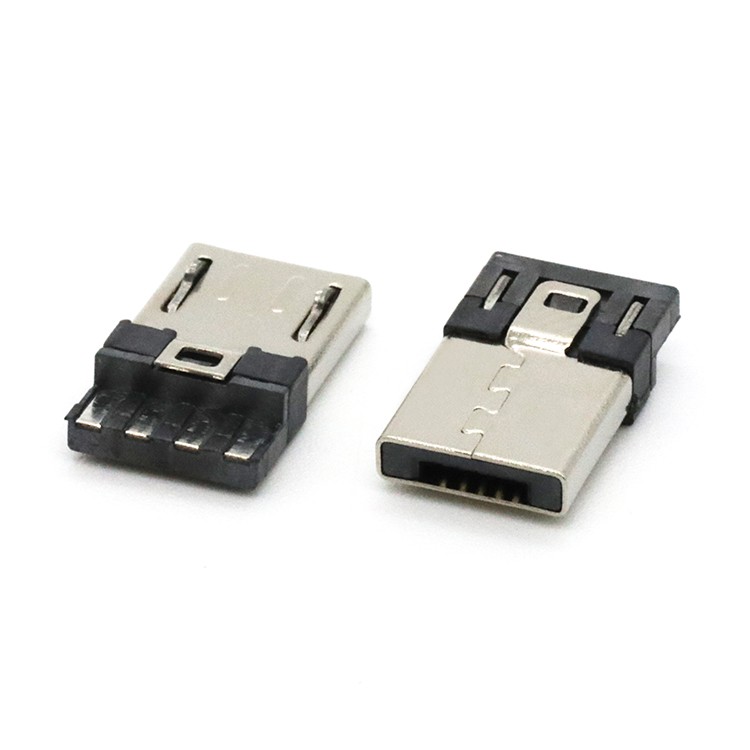 5P Micro USB A Type Male Solder Plug Connector