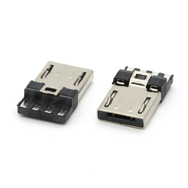 5P Micro USB A Type Male Solder Plug Connector