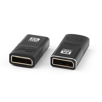 8K Displayport  Adapter Vertical 20Pin DP Female To DP Female Adapter