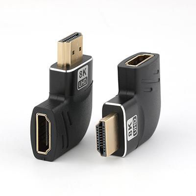 8K HDMI Adapter Male to Female 270 Degree HDMI 2.1 Extender Adapter