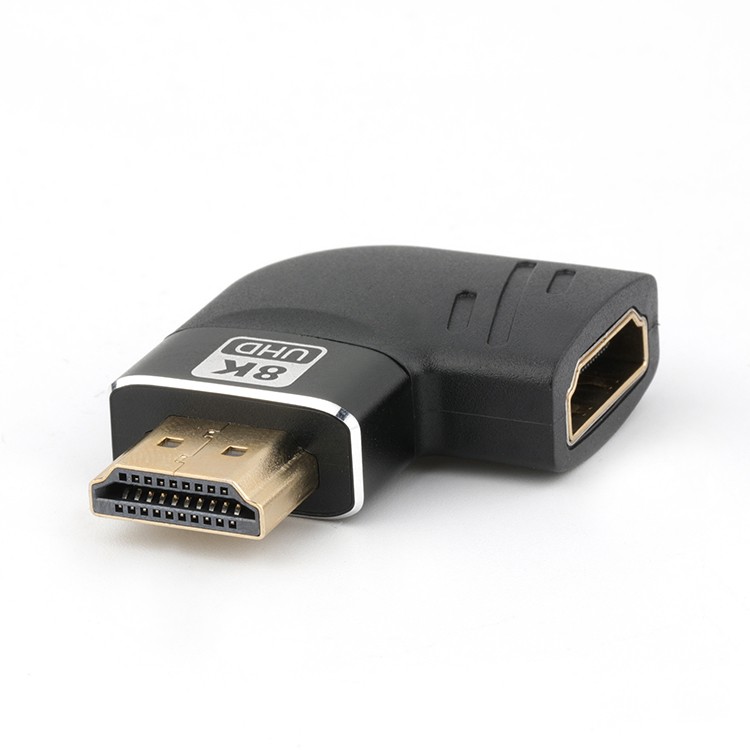 8K HDMI Adapter Male to Female 270 Degree HDMI 2.1 Extender Adapter