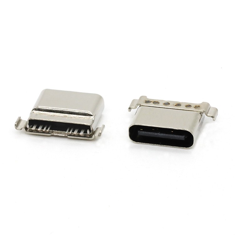 8Pin Waterproof USB Type C Female Receptacle Connector IP67