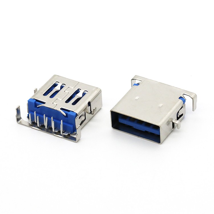 9P Female USB 3.0 A Connector Mid mount 2.56mm