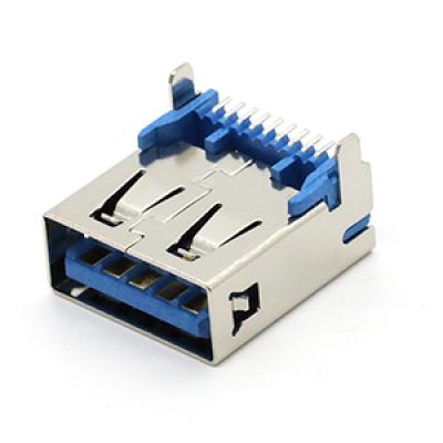 9P Female USB 3.0 A type Female Connector SMT type