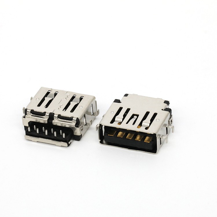 9Pin Mid Mount A Type USB Female Socket DIP Connector 