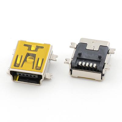 A Type MINI USB 5P Female SMT Connector 