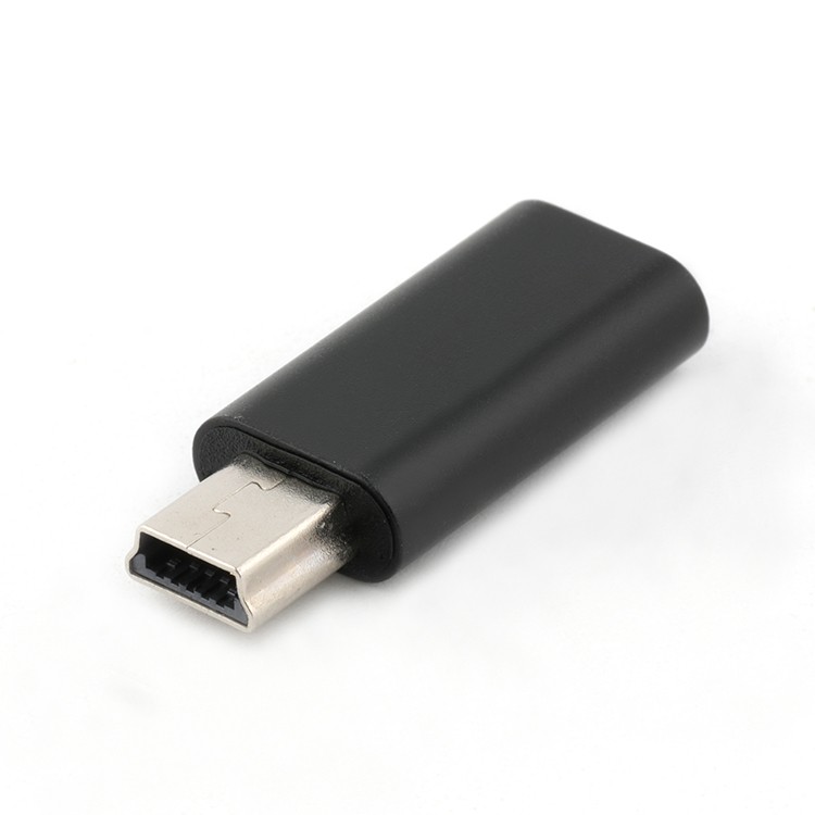 Aluminium Alloy Shell USB 3.1 Type C Female To Mini USB Type B Male Adapter Converter