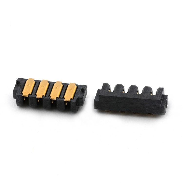 Battery Connector Dip Type 2.0mm Pitch PCB Mount Battery Female Connector