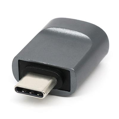 Black USB 3.0 Type A Female To USB 3.1 C Male Adapter Converter for Mobile Phone
