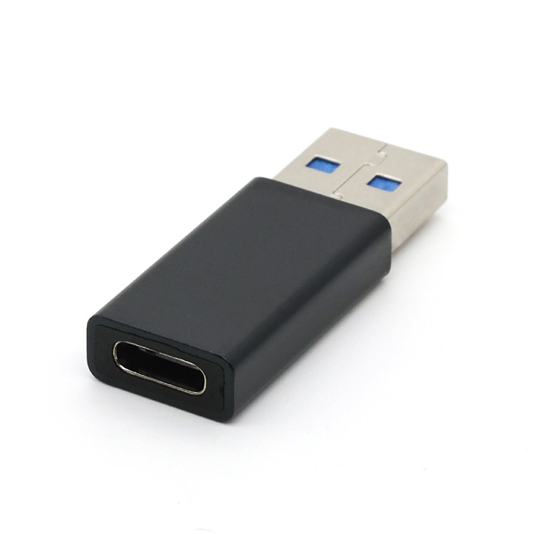 Converter Type A USB 3.0 Male To Type C Female OTG  Adapter 180 Degree 