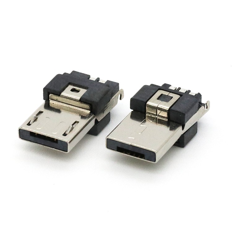 Copper Alloy Shell 5Pin Micro USB A Type  Male Connector