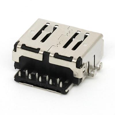 DIP Type USB 3.1 Female Type A Connector Socket 9Pin  