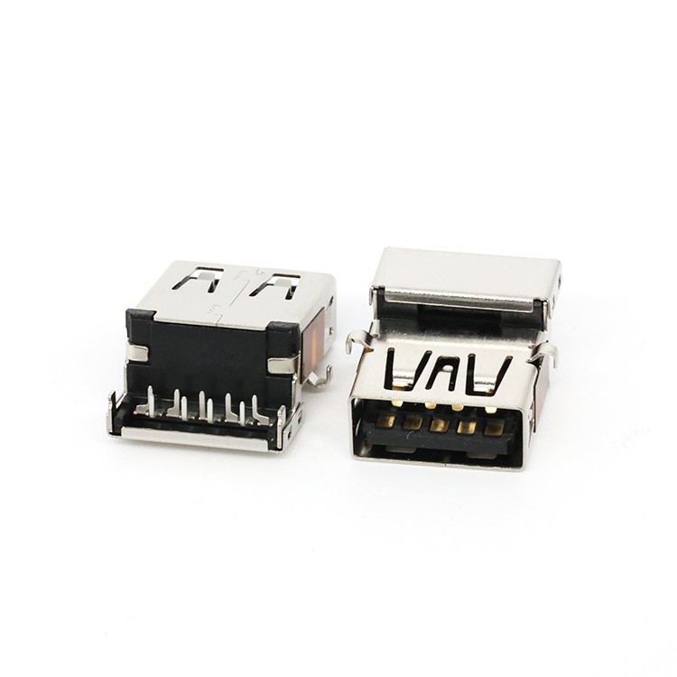 DIP Type  USB 9Pin  A  Type Female Socket Connector for Laptop
