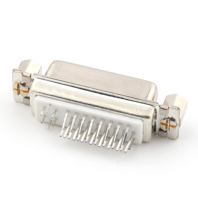 DVI (24+5) 29Pin Male Nickel Plate Plug Connector for Wire Soldering