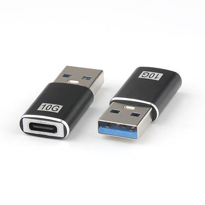 Double Side 10G L=33.3MM USB 3.1 C Female To USB 3.0 A Male Connector