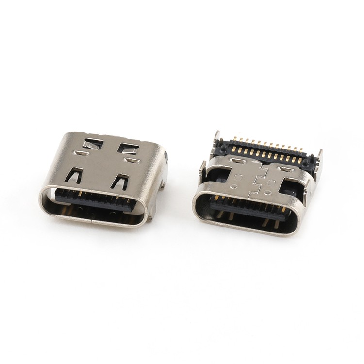 Dual SMT L=7.9MM USB Type C 24P Female Socket Connector