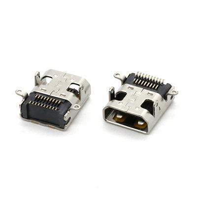 Dual Surface Mount High Definition Multimedia Interface Type D Female Receptacle Connector