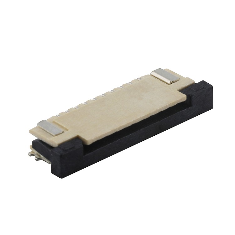 FFC FPC Connector H2.5mm Top Contact 10Pin 1.0mm Pitch FPC Connector