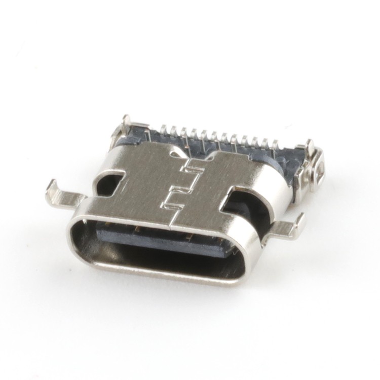 Female USB 24Pin Type- C Conector USB 3.1 Type C Vertical Smt Dip Type USB C Connector