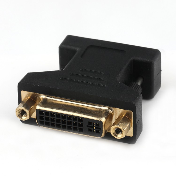 Gold Plated DVI Female to VGA Male Adapter DVI 24+5 Female to VGA 15P Male Adapter