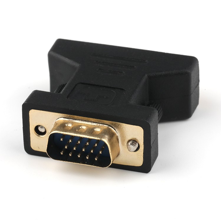 Gold Plated DVI Female to VGA Male Adapter DVI 24+5 Female to VGA 15P Male Adapter