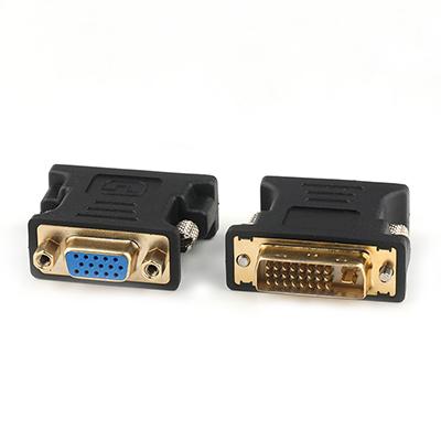 Gold Plated DVI to VGA Adapter DVI (24+5) Male to VGA 15P Female Adapter