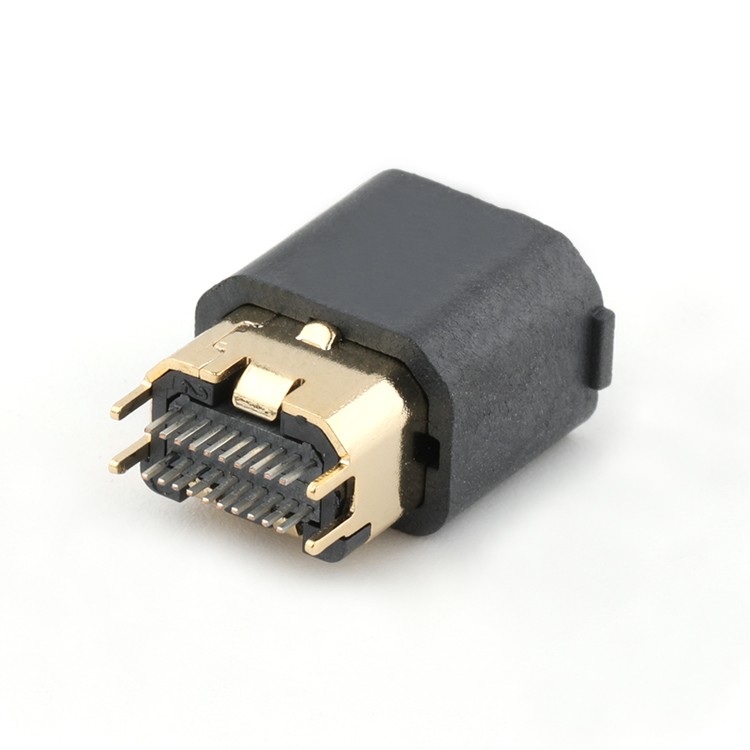 Gold Plated Mini DP Connector Splint 1.6MM Mini DP 20P Female Connector