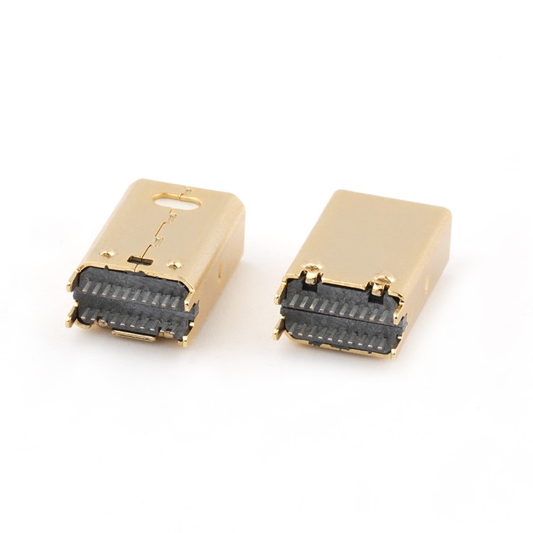 Gold Plated Splint 1.2MM DisplayPort Mini DP 20P Male PCB Connector