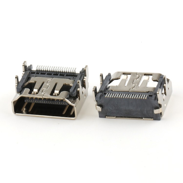 HD-MI 2.1 Version SDM Type A Female Connector with Pin Length 1.2MM