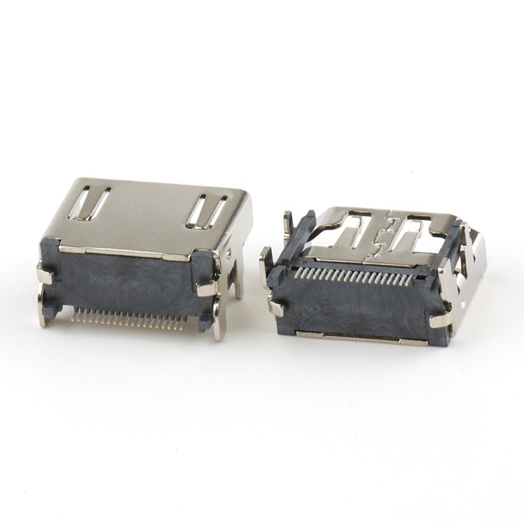 HD-MI 2.1 Version SDM Type A Female Connector with Pin Length 1.2MM
