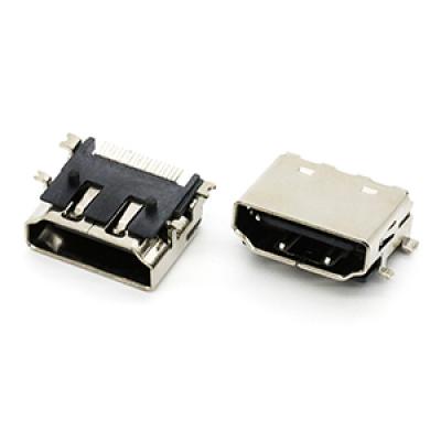 HDMI A Female Connector Surface Mount