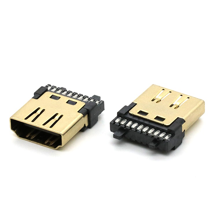 HDMI A Female Connector for wire soldering