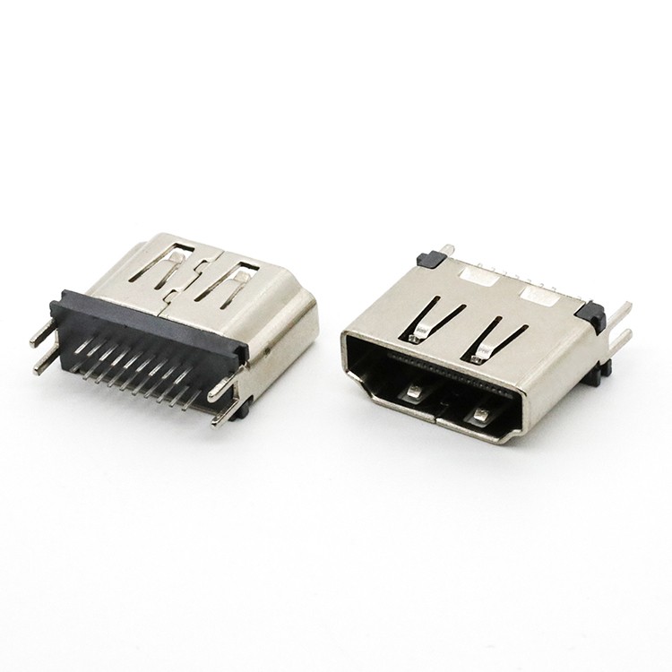 HDMI A Type Female Connector for PCB