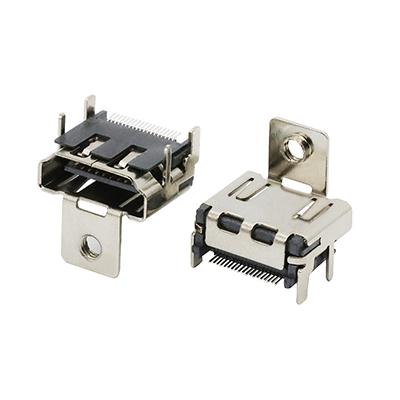 HDMI Female Connector with screw hole