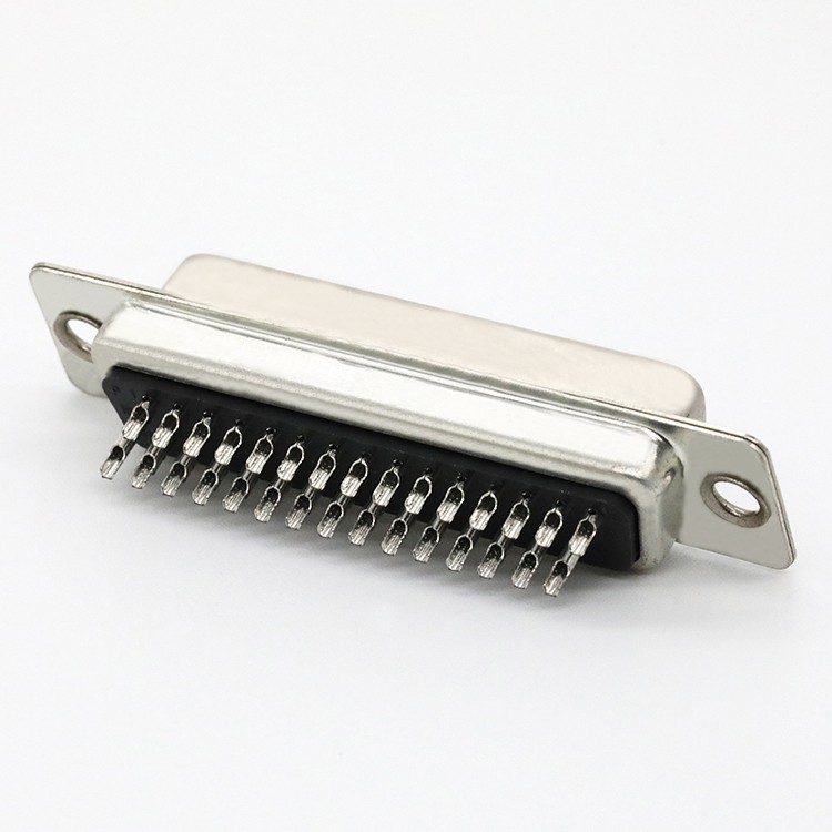 High D-SUB Connector DB 44P Straight Female Receptacle Connector for Wire Soldering